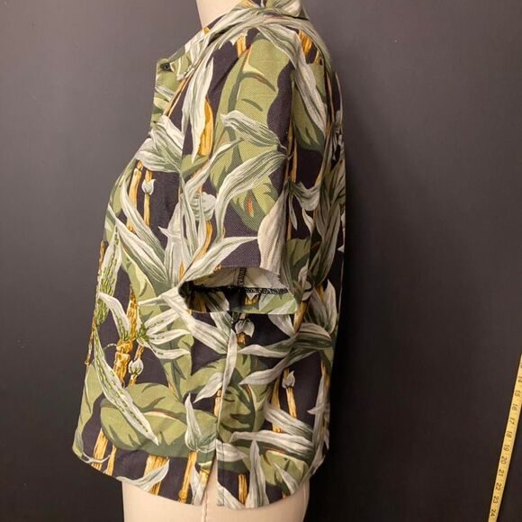 Botanical Button Up Blouse - Picture 5 of 8